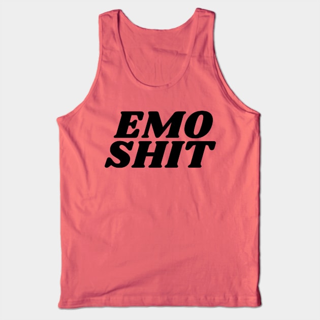 Emo Shit Tank Top by blueduckstuff